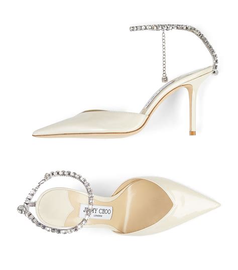 jimmy choo saeda 85 white.